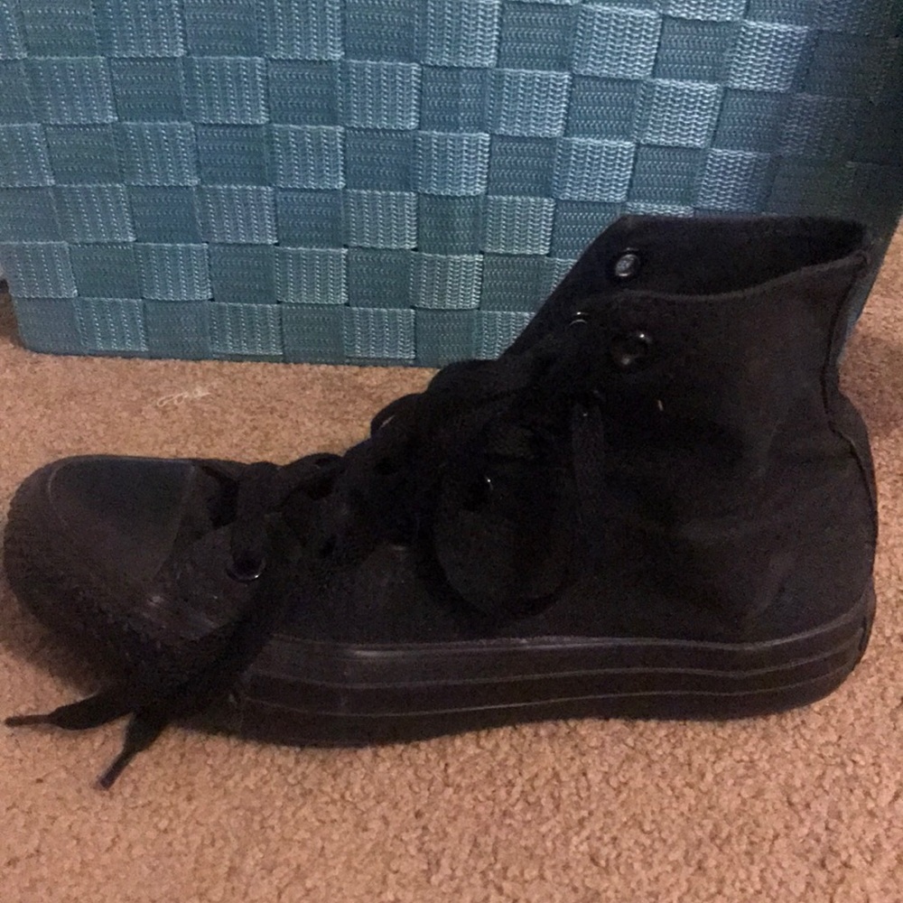 All black converse